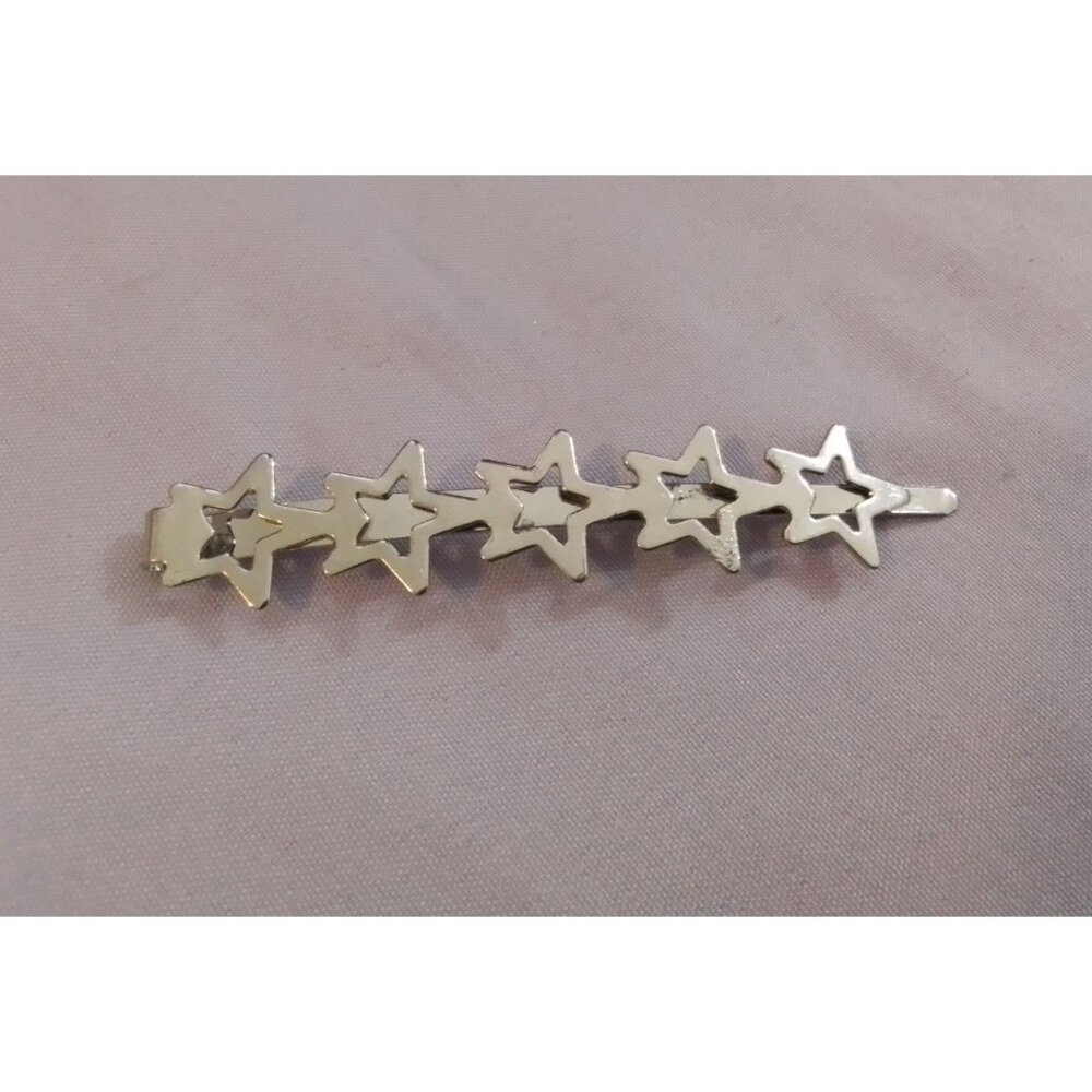 Silver Tone Star Hair Bobby Pin For Stylish Accessorizing